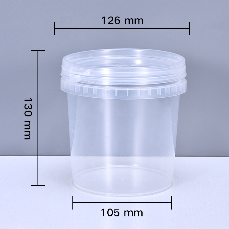 Empty 1L plastic bucket with L - Water Bottle Blank incelemesi ve fiyatı