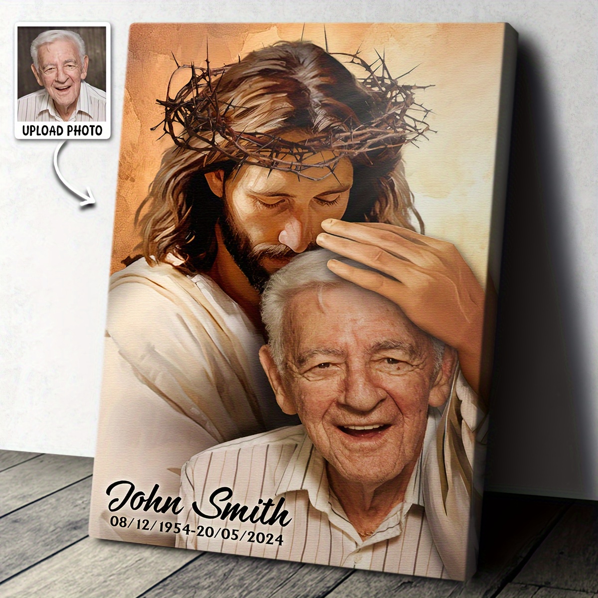 2D Flat-Custom Religious Memor - Canvas Wrap Ready incelemesi ve fiyatı