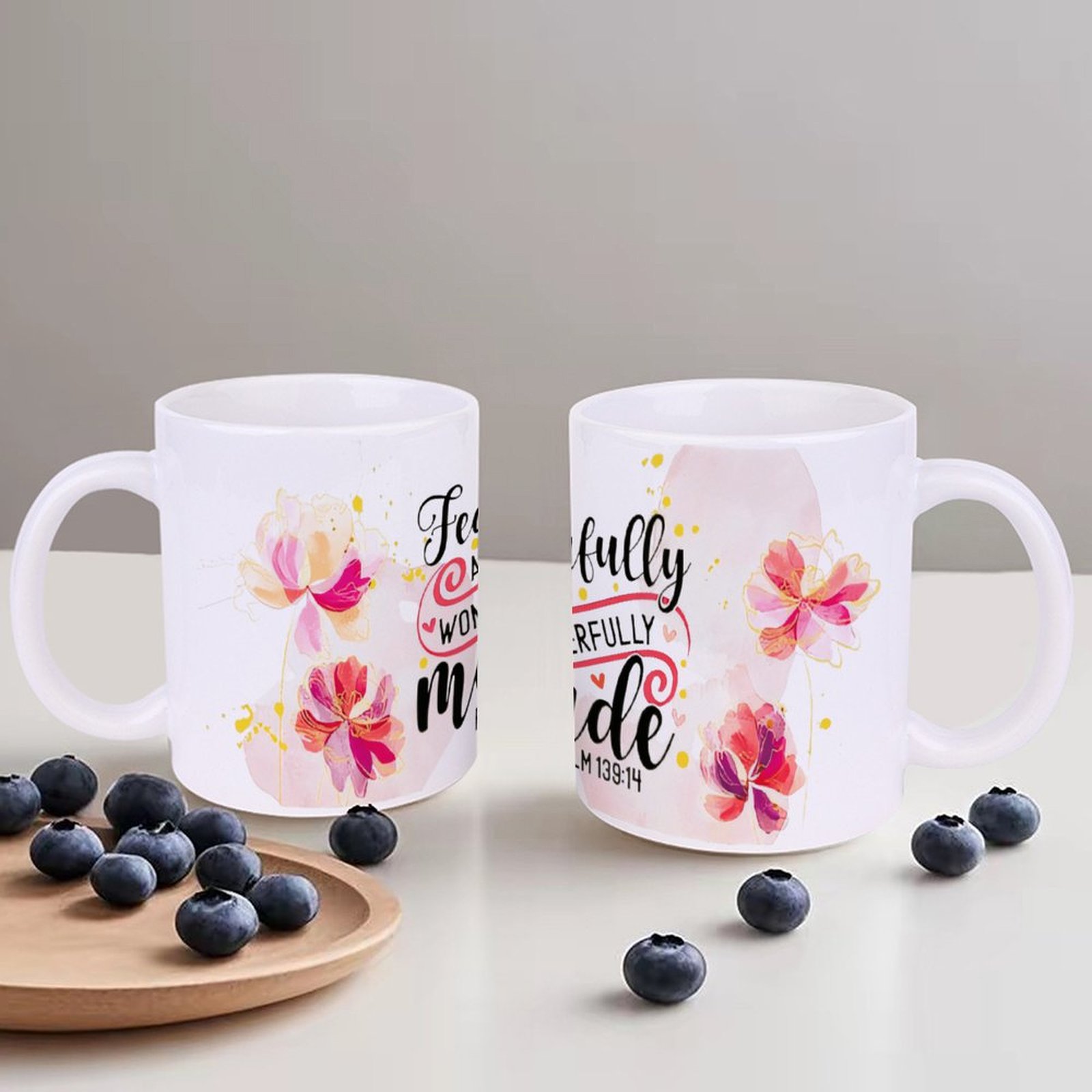 Fearfully And Wonderfully Made - Sublimation Mug White incelemesi ve fiyatı