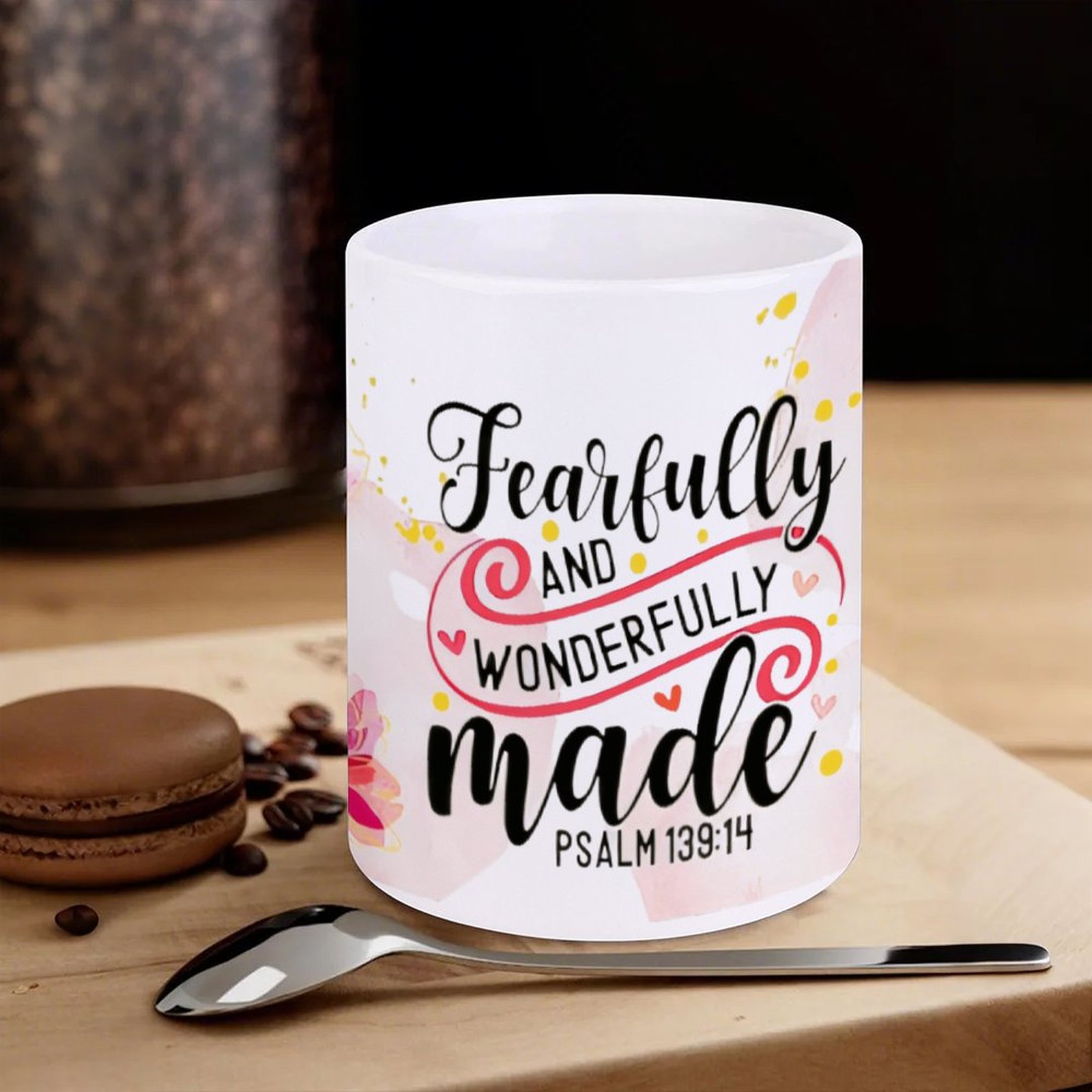 Fearfully And Wonderfully Made - Sublimation Mug White incelemesi ve fiyatı