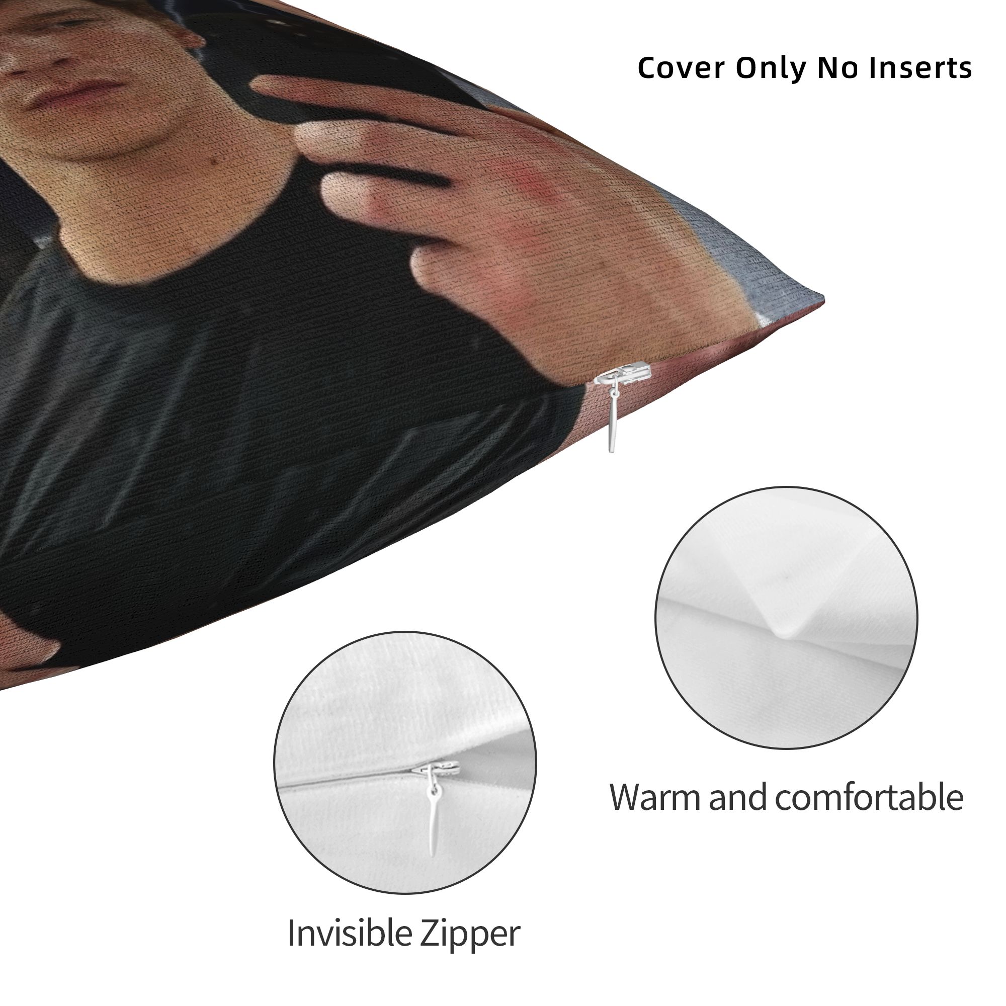 Connor Storrie Heated Rivalry  - Pillow Cover Sublimation incelemesi ve fiyatı