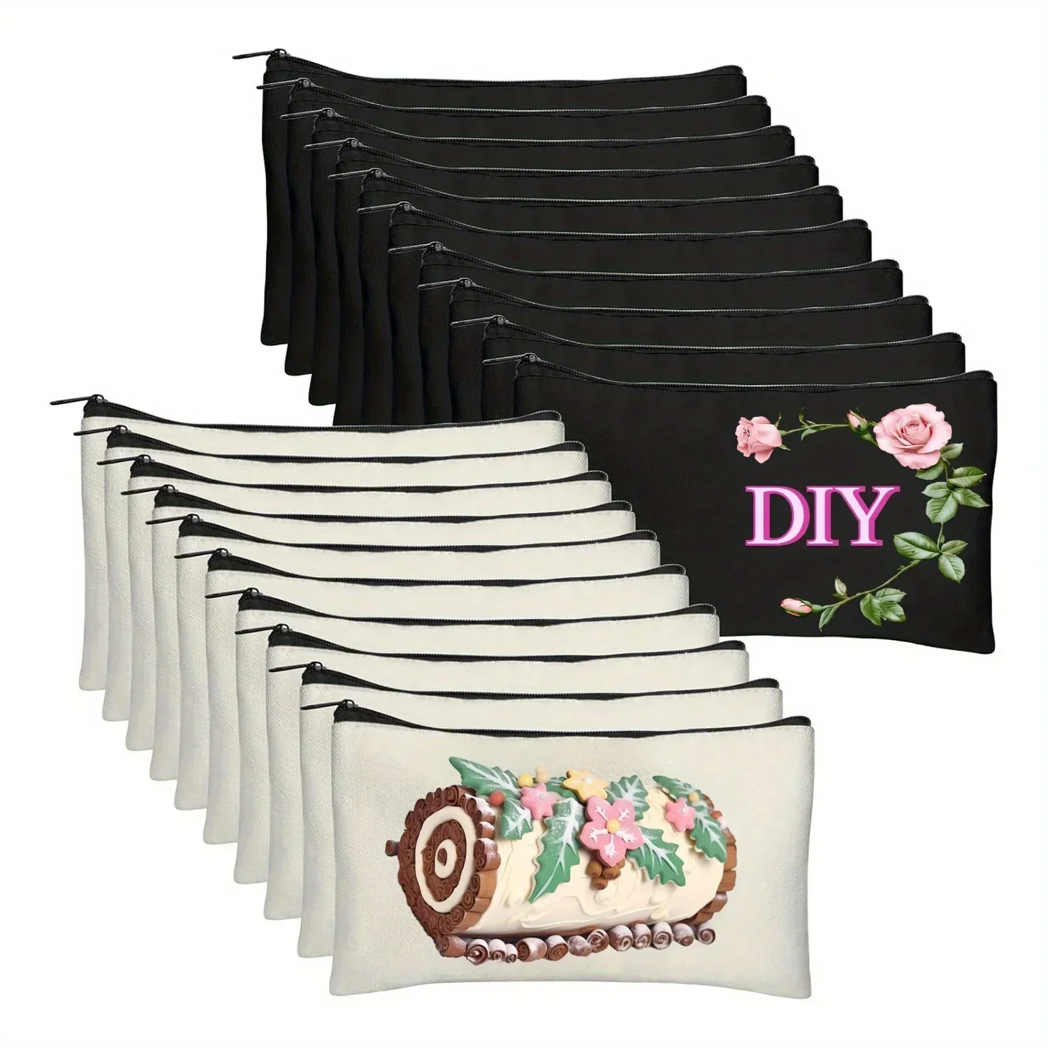 20pcs Sublimation Blank Makeup - Tote Bag Sublimation incelemesi ve fiyatı