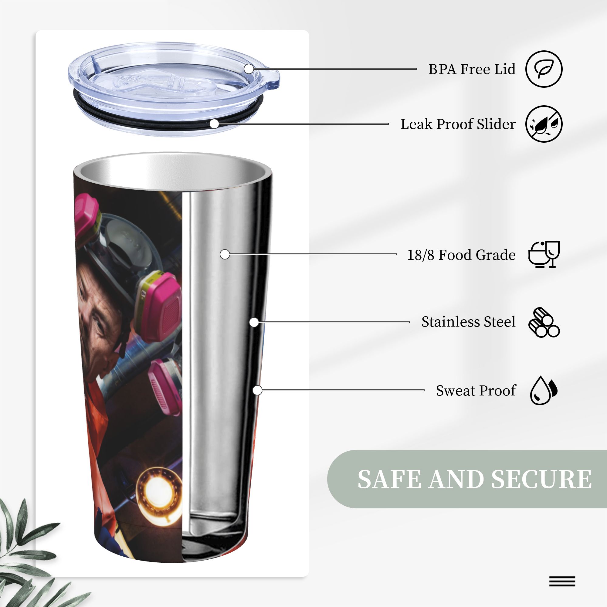 Walter White Pinkman Tumbler V - Tumbler 20Oz White incelemesi ve fiyatı