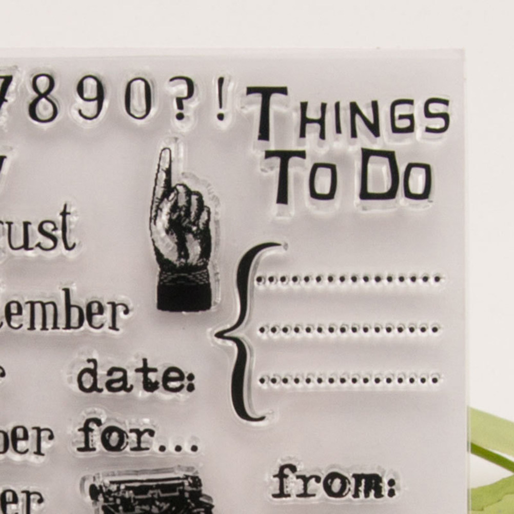 Calendar Date Silicone Stamp C - Photo Acrylic Block incelemesi ve fiyatı
