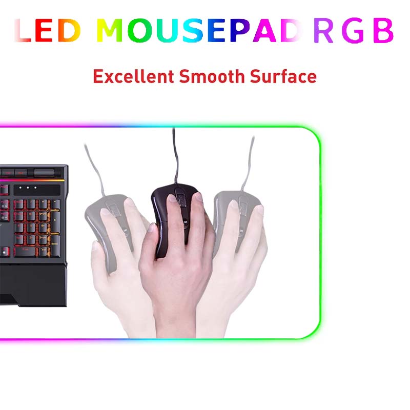 White And Black LED Mousepad R - Mouse Pad Blank Sublimation incelemesi ve fiyatı