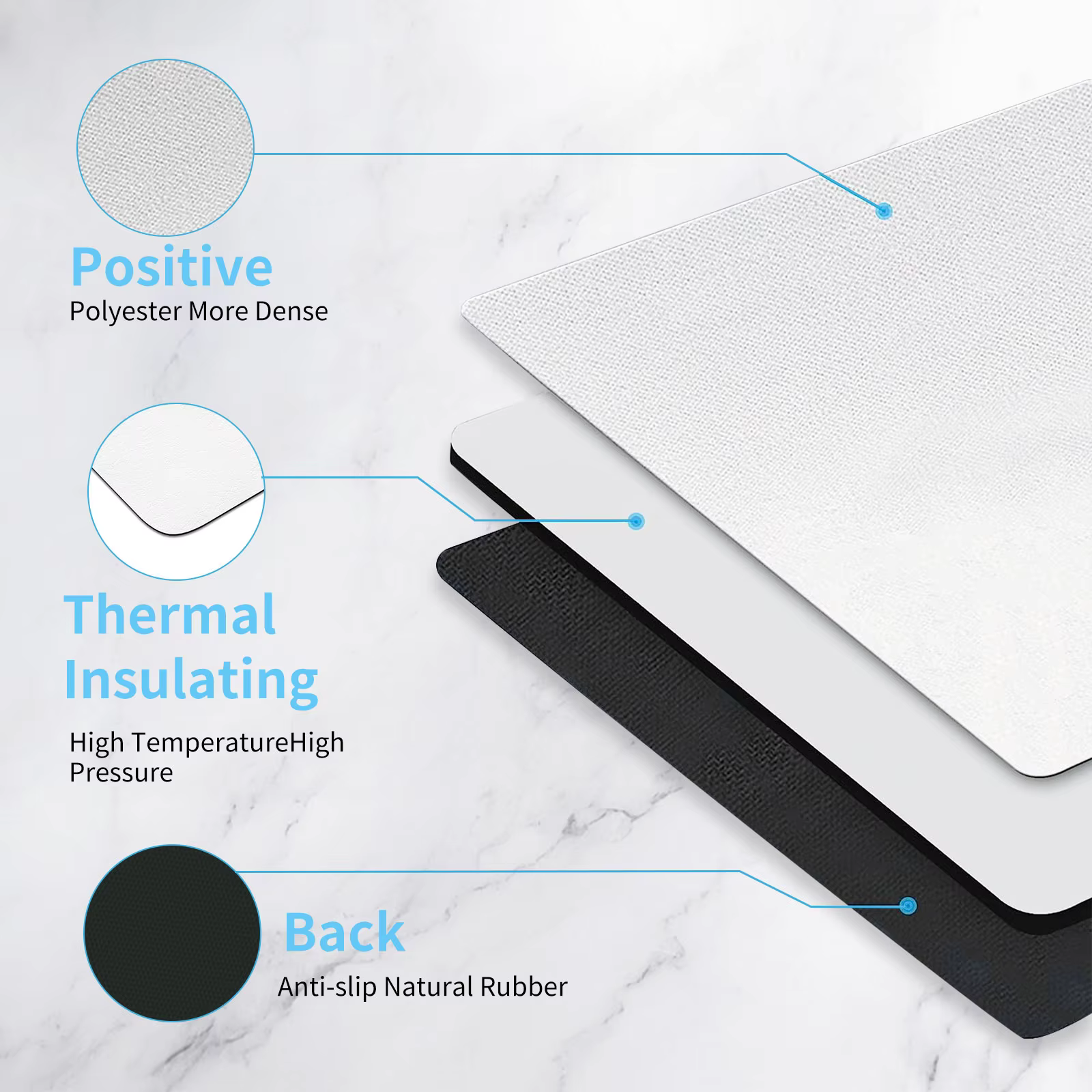 1 Pc Sublimation Mouse Pad Bla - Mouse Pad Blank Sublimation incelemesi ve fiyatı