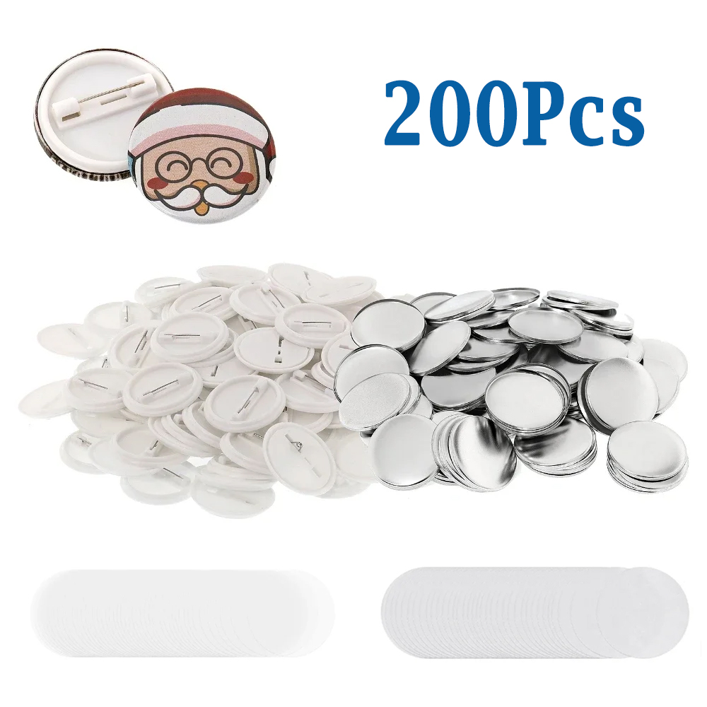 200pcs DIY Round Badge Making  - Button Badge Blank incelemesi ve fiyatı