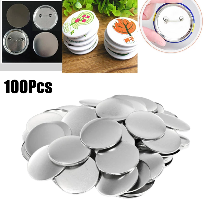 100pcs Blank Badge Pin Button  - Button Badge Blank incelemesi ve fiyatı