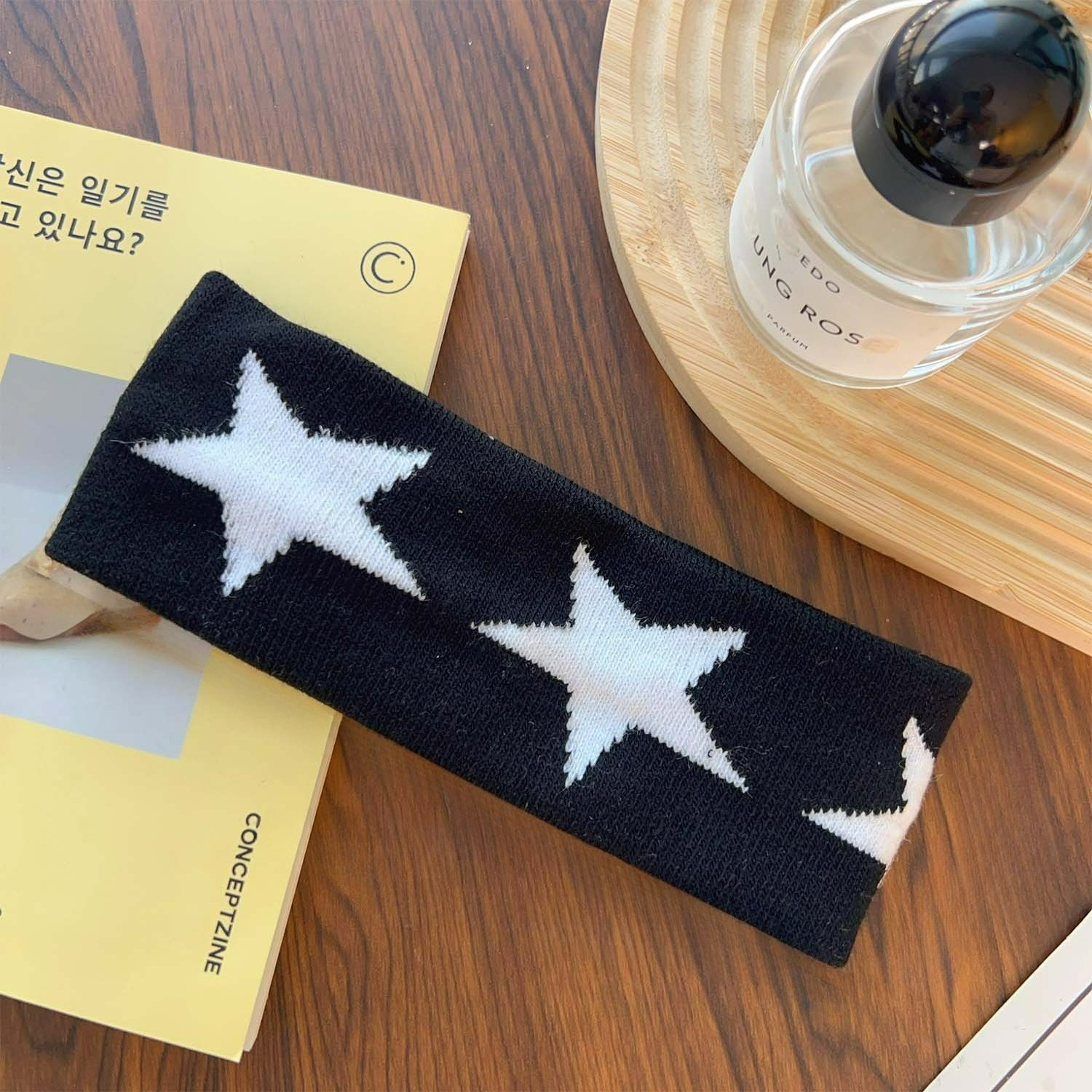 Star Embroidery Sports Headban - Bandana Blank White incelemesi ve fiyatı