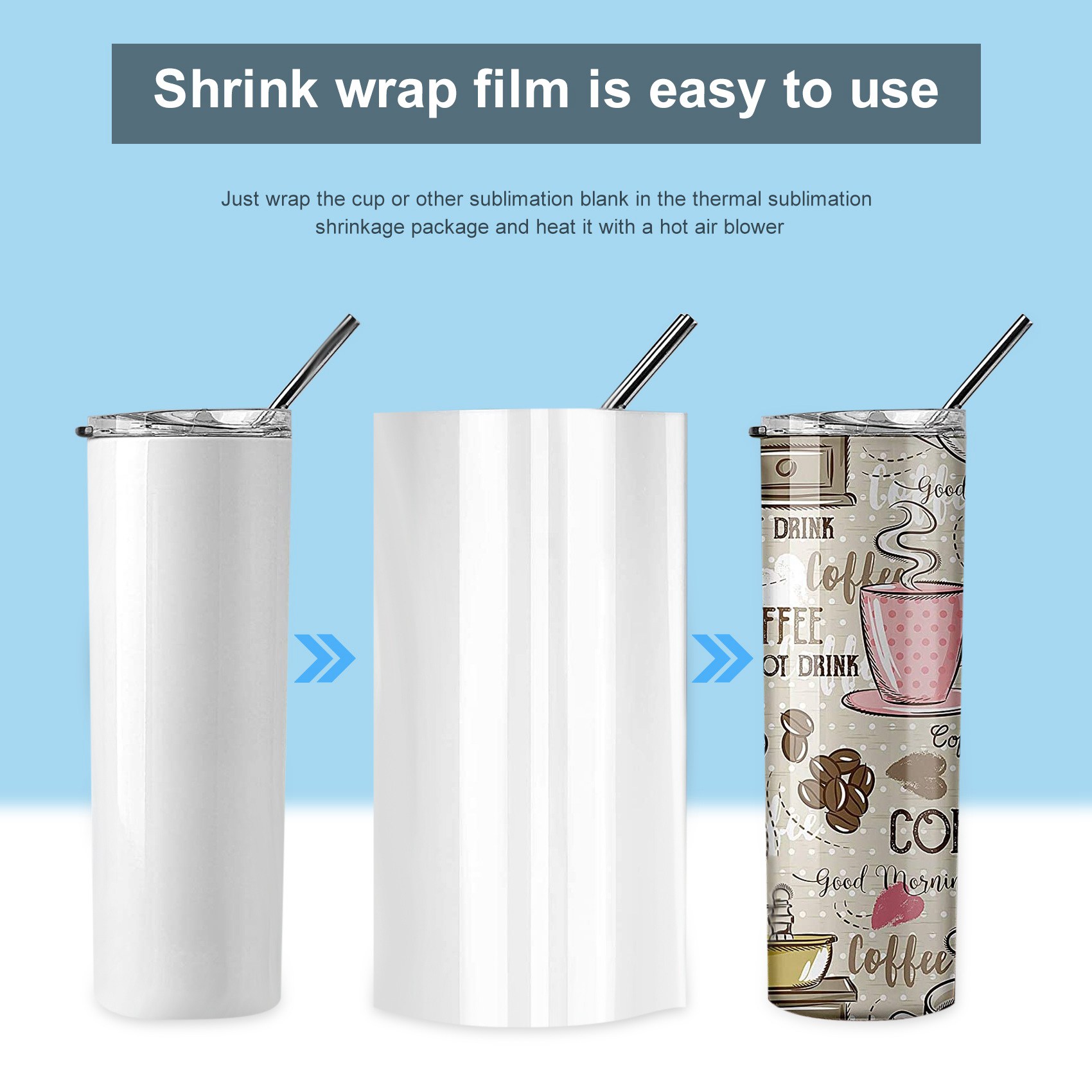 AEE3-30Pcs Sublimation Shrink  - Sublimation Mug White incelemesi ve fiyatı