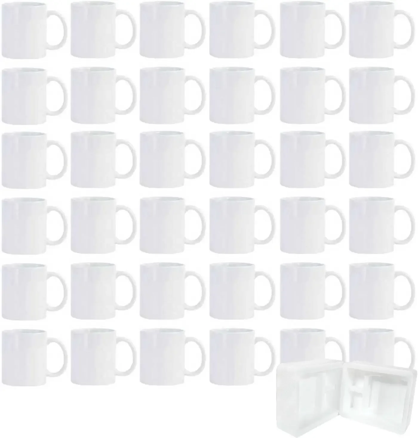 36pcs Sublimation Mugs, 11oz W - Sublimation Mug White incelemesi ve fiyatı