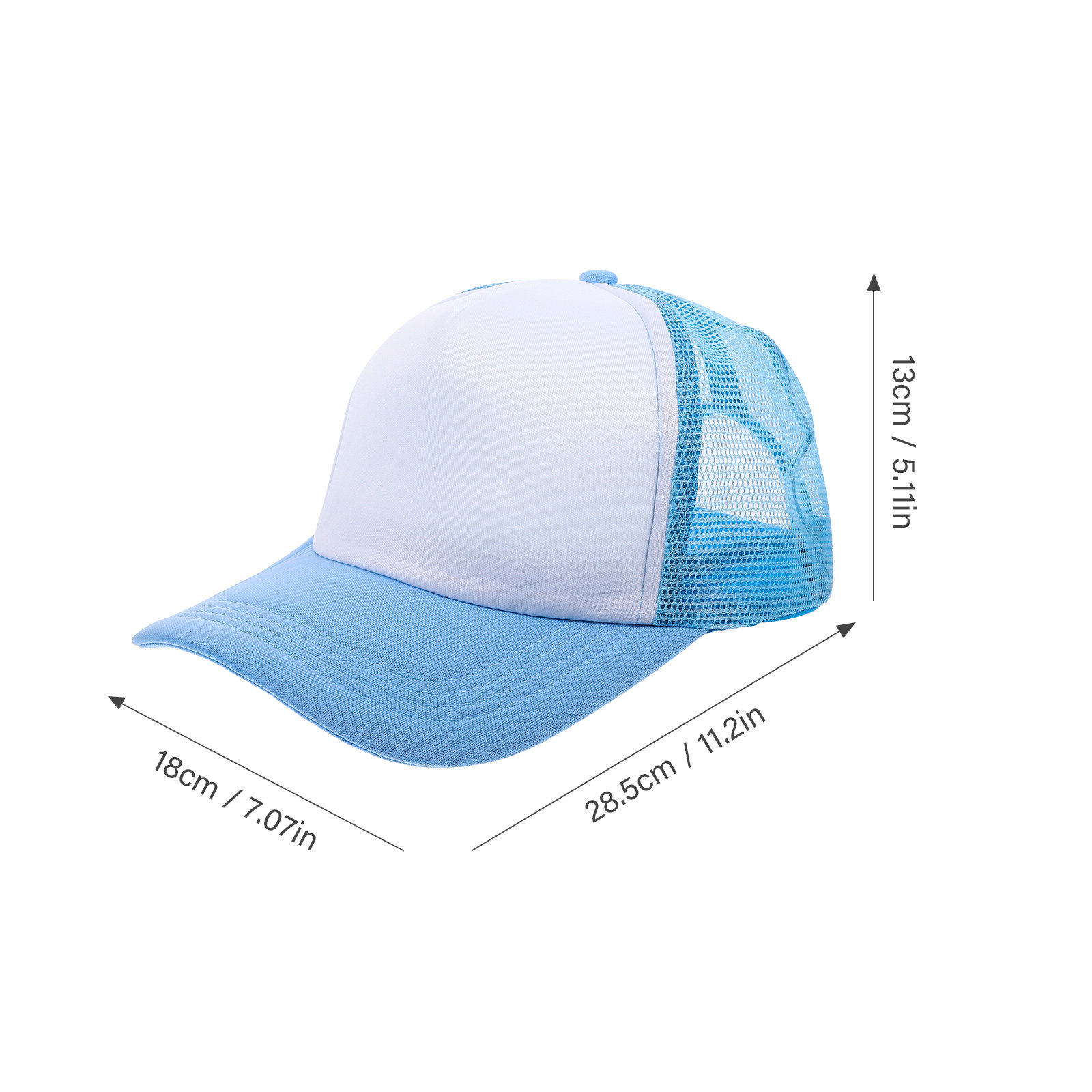 10Pcs Blank Baseball Hats Mesh - Hat Sublimation Blank incelemesi ve fiyatı