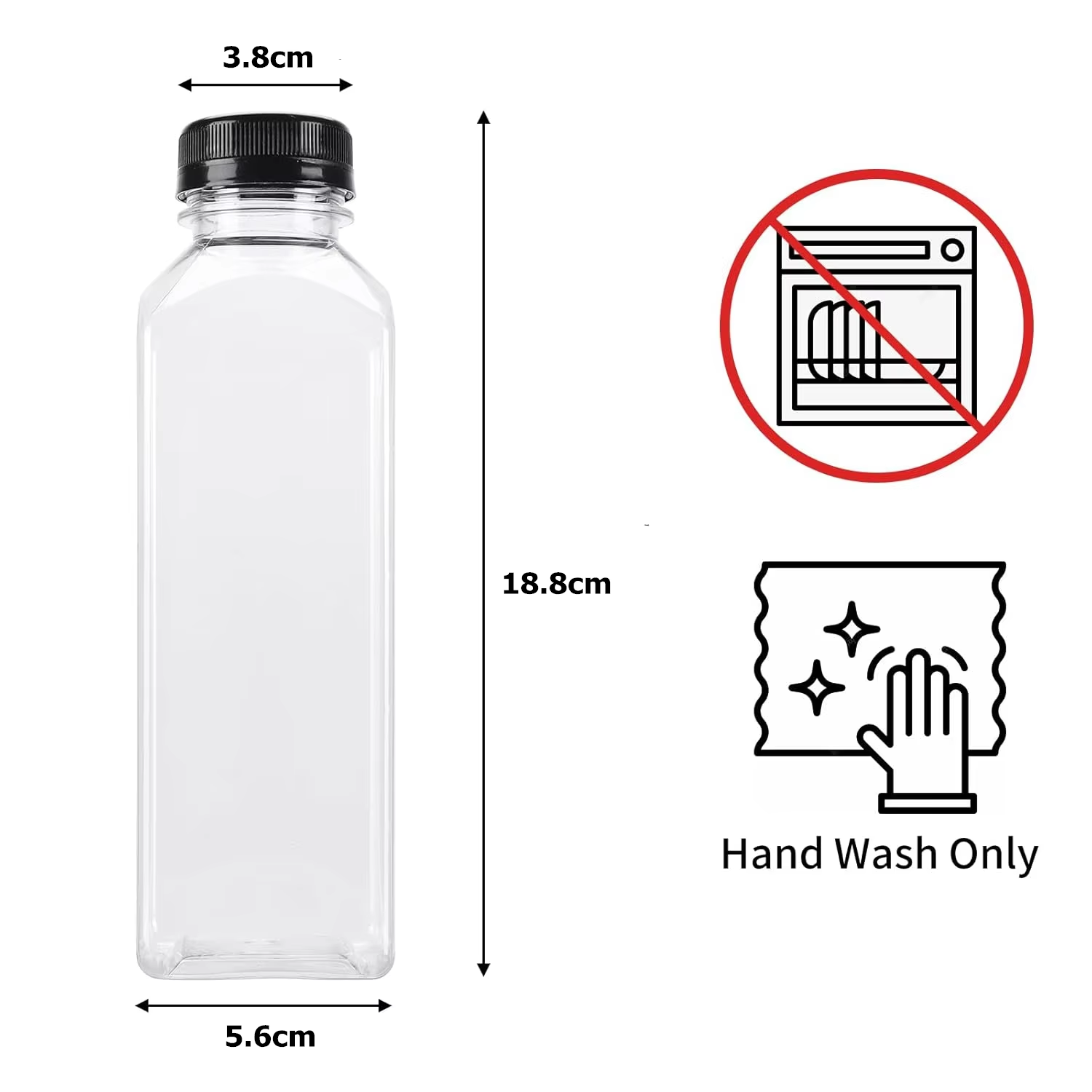 500ML Juice Bottles with Caps  - Water Bottle Blank incelemesi ve fiyatı