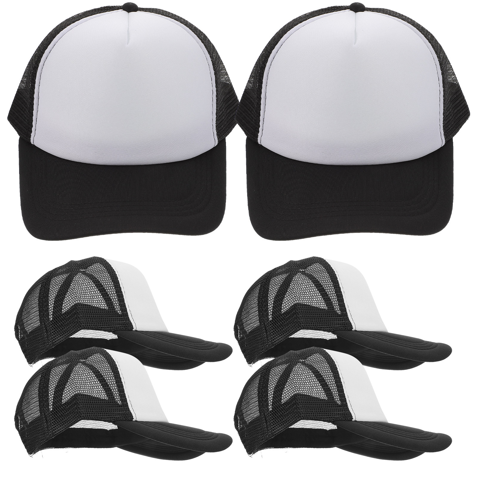 10Pcs DIY Blank Trucker Hat Me - Hat Sublimation Blank incelemesi ve fiyatı