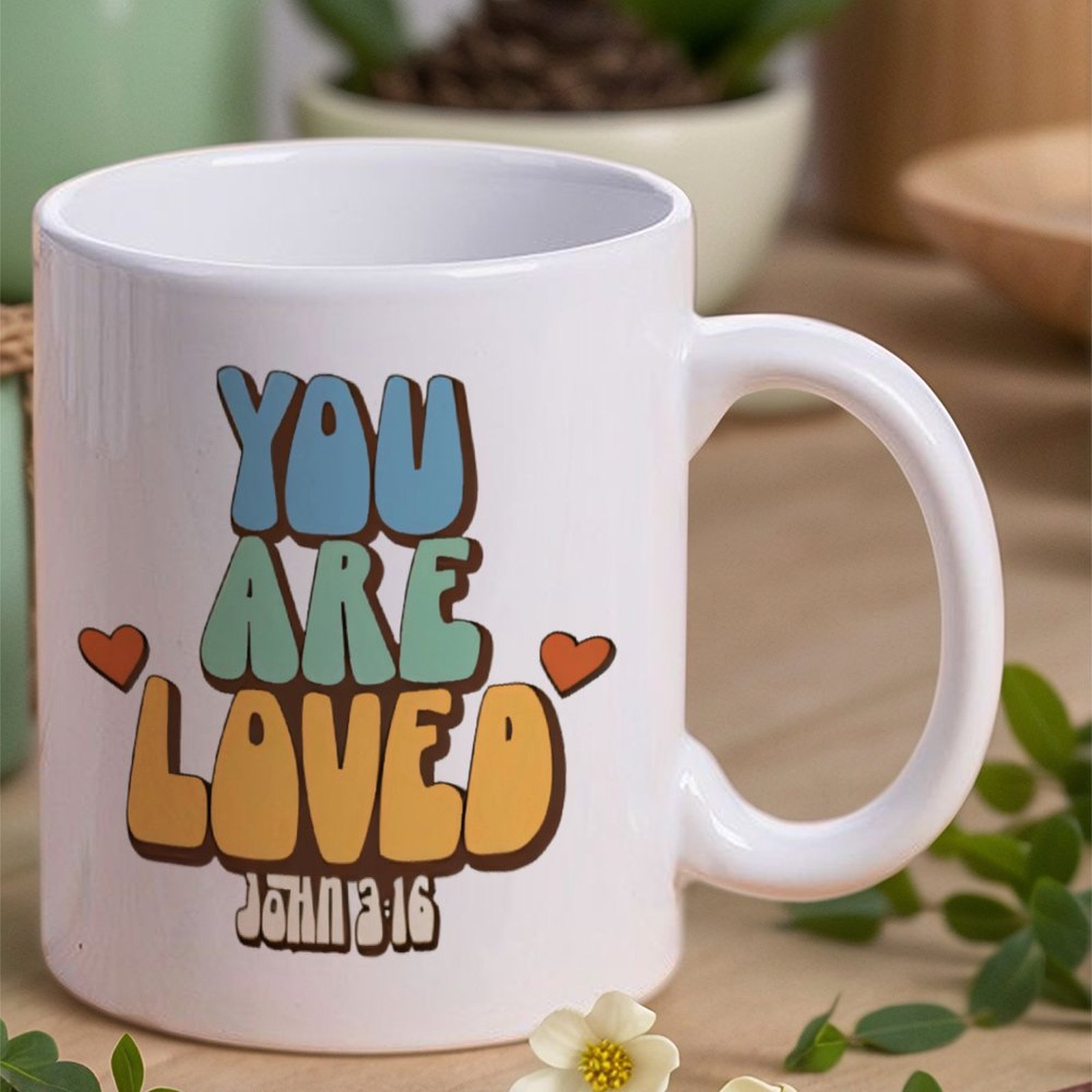 A Rainbow And A Rainbow With T - Sublimation Mug White incelemesi ve fiyatı