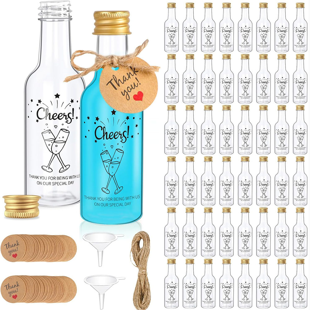 50Pack Mini Liquor Bottles,1.7 - Water Bottle Blank incelemesi ve fiyatı