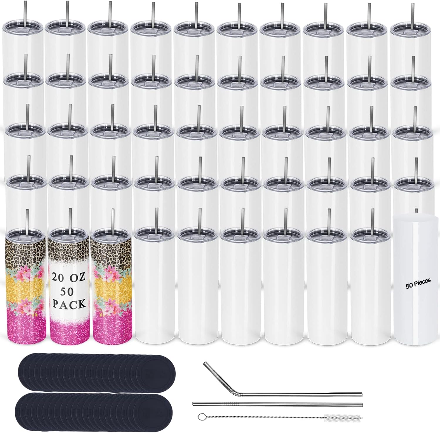 50 Pack Sublimation Tumblers B - Tumbler 20Oz White incelemesi ve fiyatı