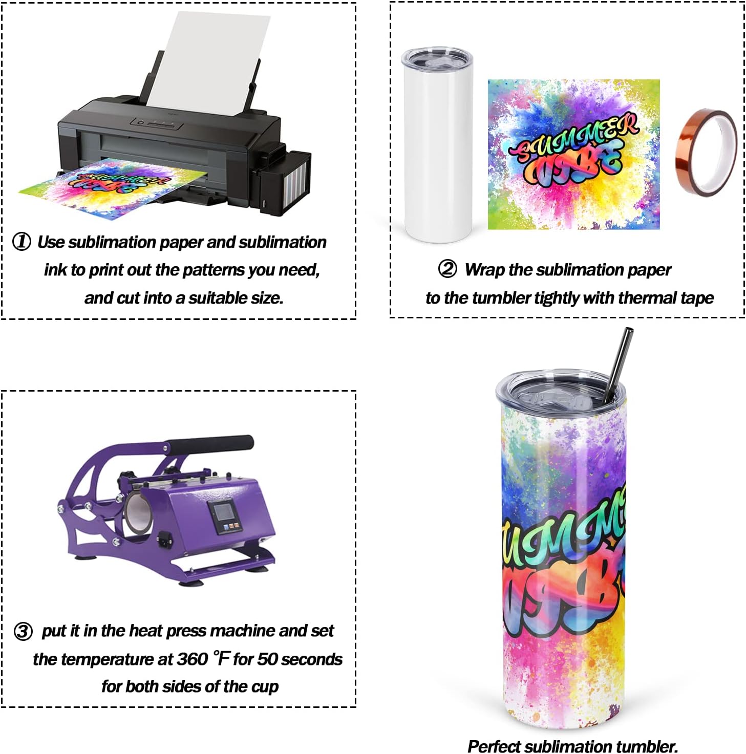 50 Pack Sublimation Tumblers B - Tumbler 20Oz White incelemesi ve fiyatı