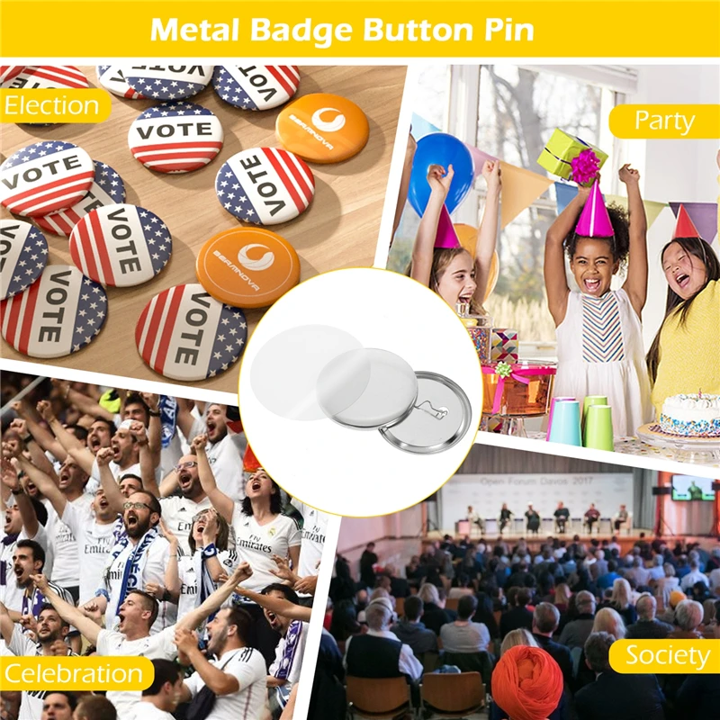 100Set Blank Badge Pin Button  - Button Badge Blank incelemesi ve fiyatı