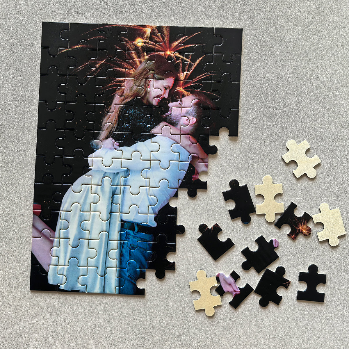 DIY custom puzzle pieces custo - Puzzle Blank White incelemesi ve fiyatı