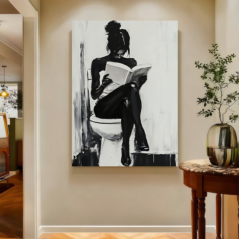 Framed 1pc Modern Abstract Wom - Canvas Wrap Ready incelemesi ve fiyatı