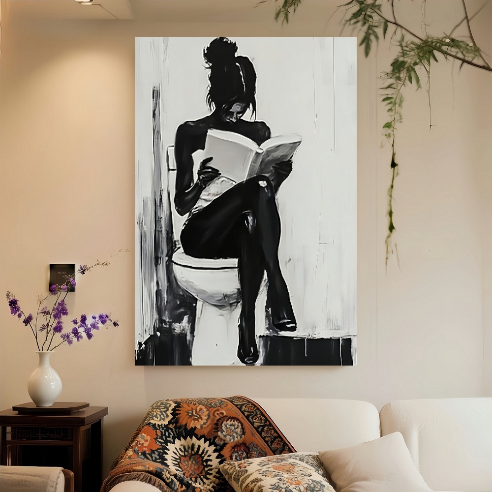 Framed 1pc Modern Abstract Wom - Canvas Wrap Ready incelemesi ve fiyatı