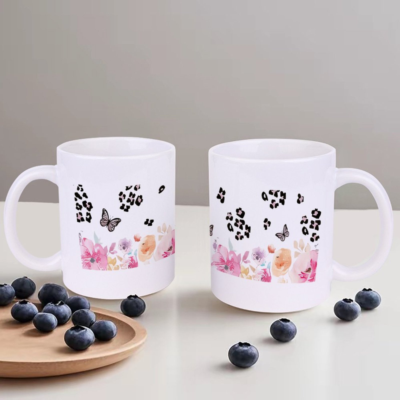 A Watercolor Painting Of Flowe - Sublimation Mug White incelemesi ve fiyatı