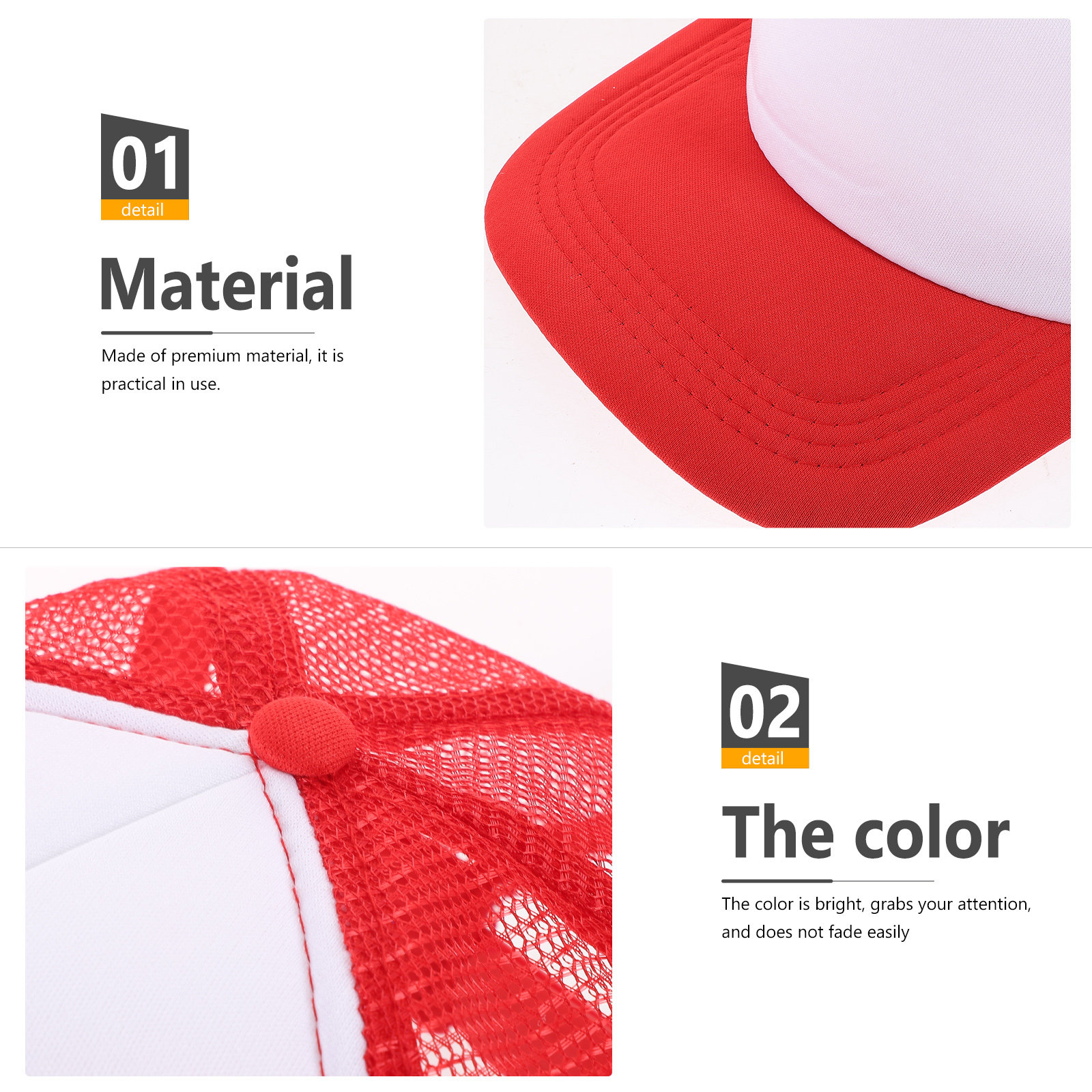 10pcs Blank Mesh Baseball Caps - Hat Sublimation Blank incelemesi ve fiyatı