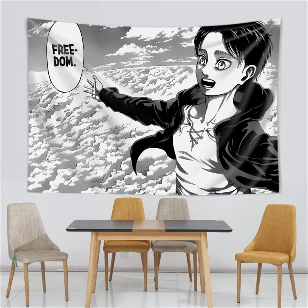 Eren Yeager Freedom Manga Post - Canvas Wrap Ready incelemesi ve fiyatı