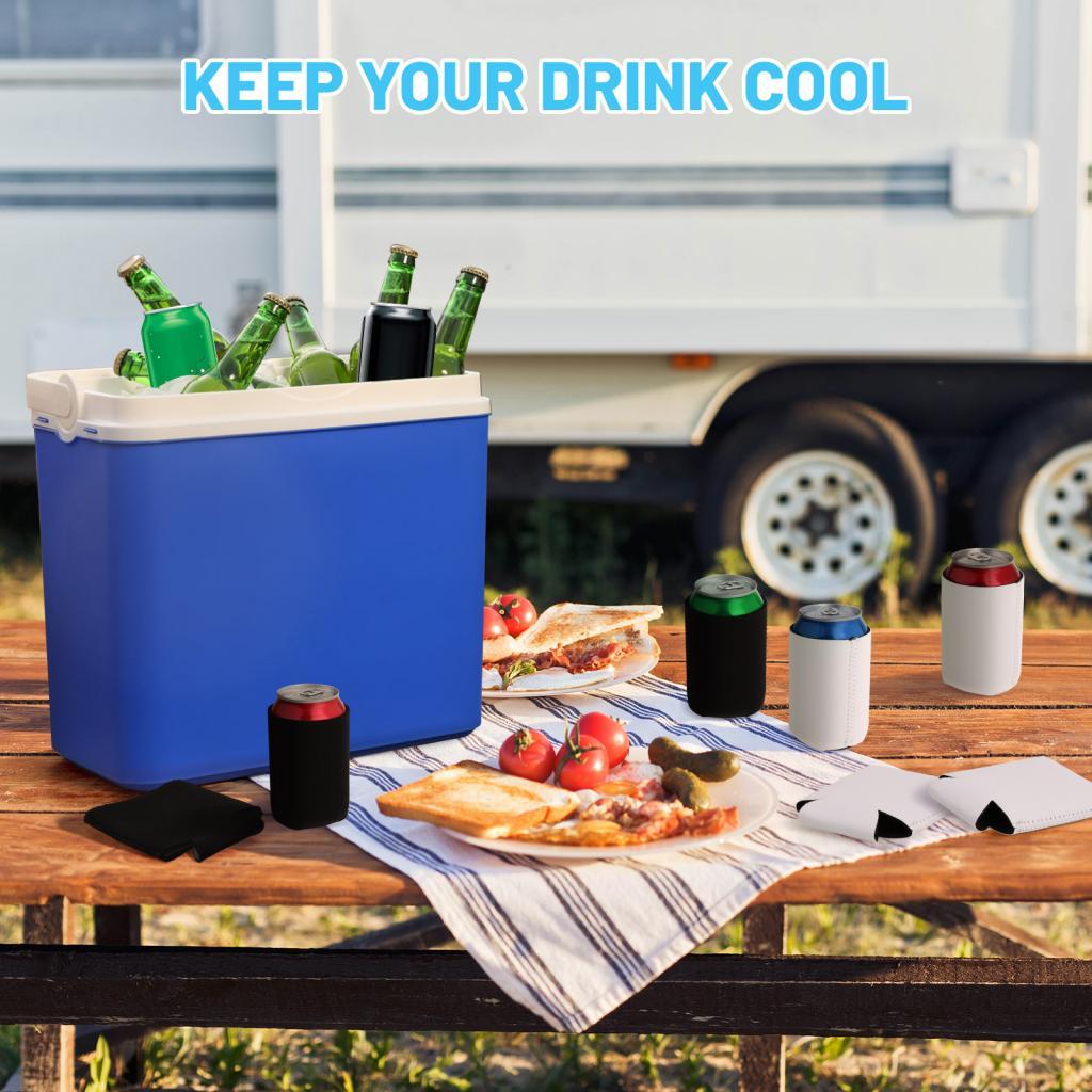 10x Blank Beer Can Coolers Sle - Water Bottle Blank incelemesi ve fiyatı