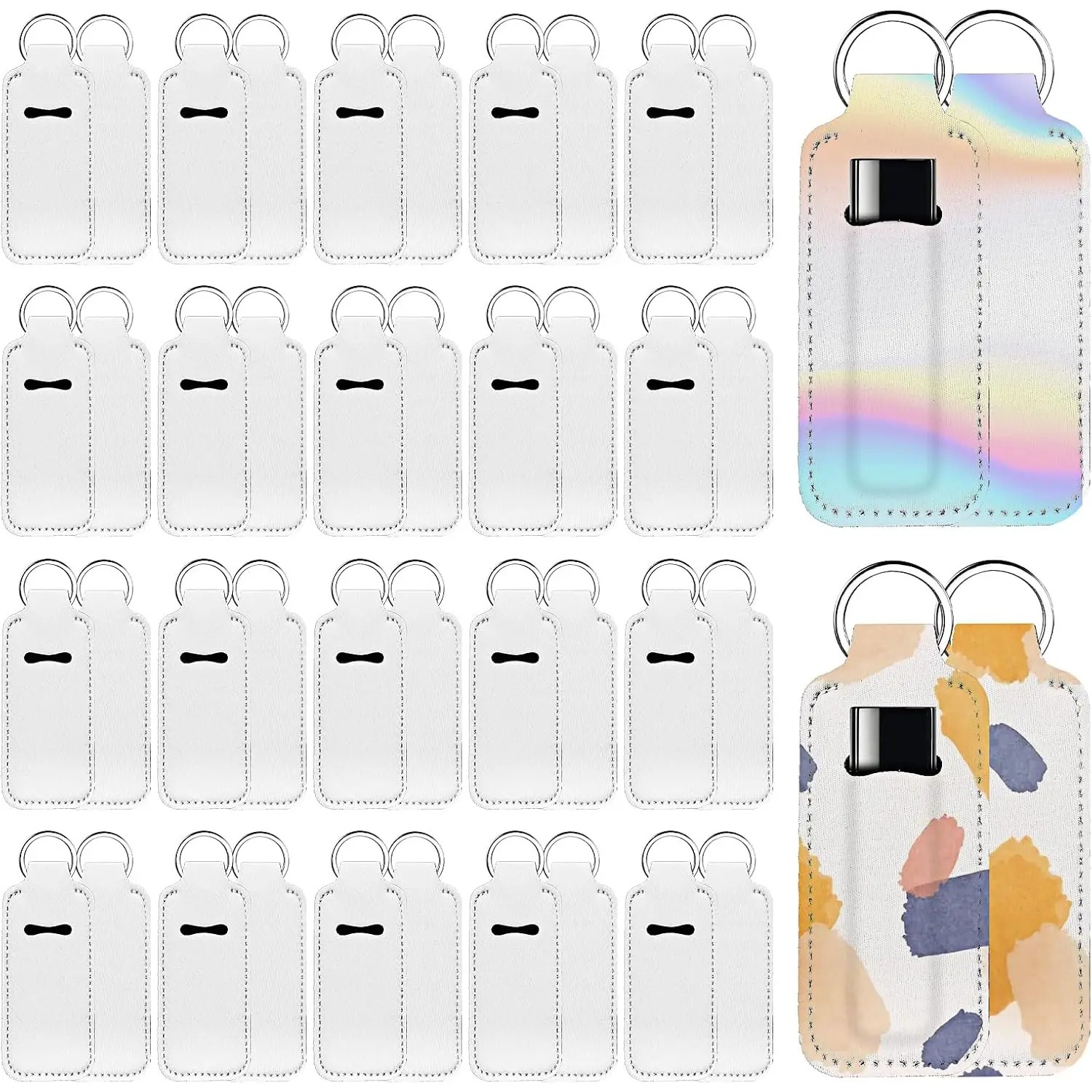 8 Pcs Sublimation Lipstick Key - Puzzle Blank White incelemesi ve fiyatı