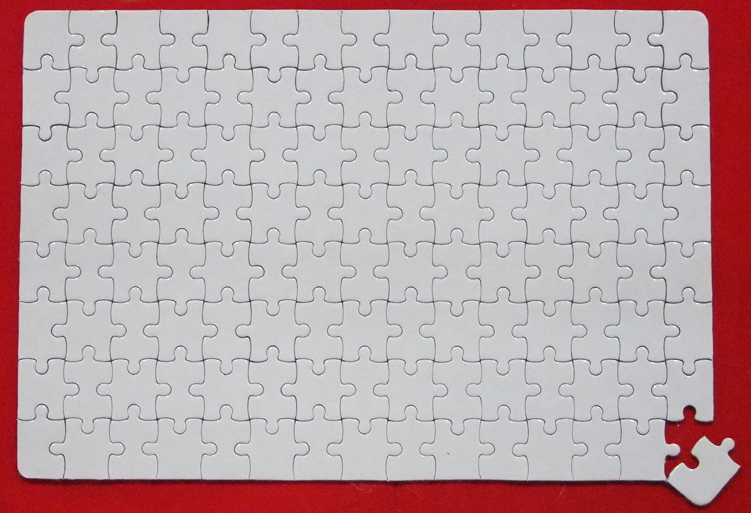 10pcs/lot Free Shipping A4 Sub - Puzzle Blank White incelemesi ve fiyatı