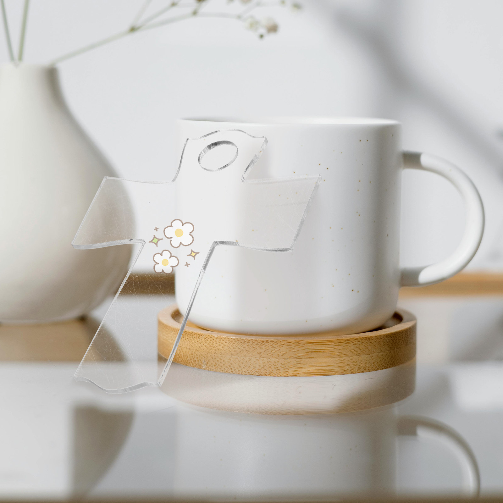 10Pcs Acrylic Tumbler Name Tag - Water Bottle Blank incelemesi ve fiyatı