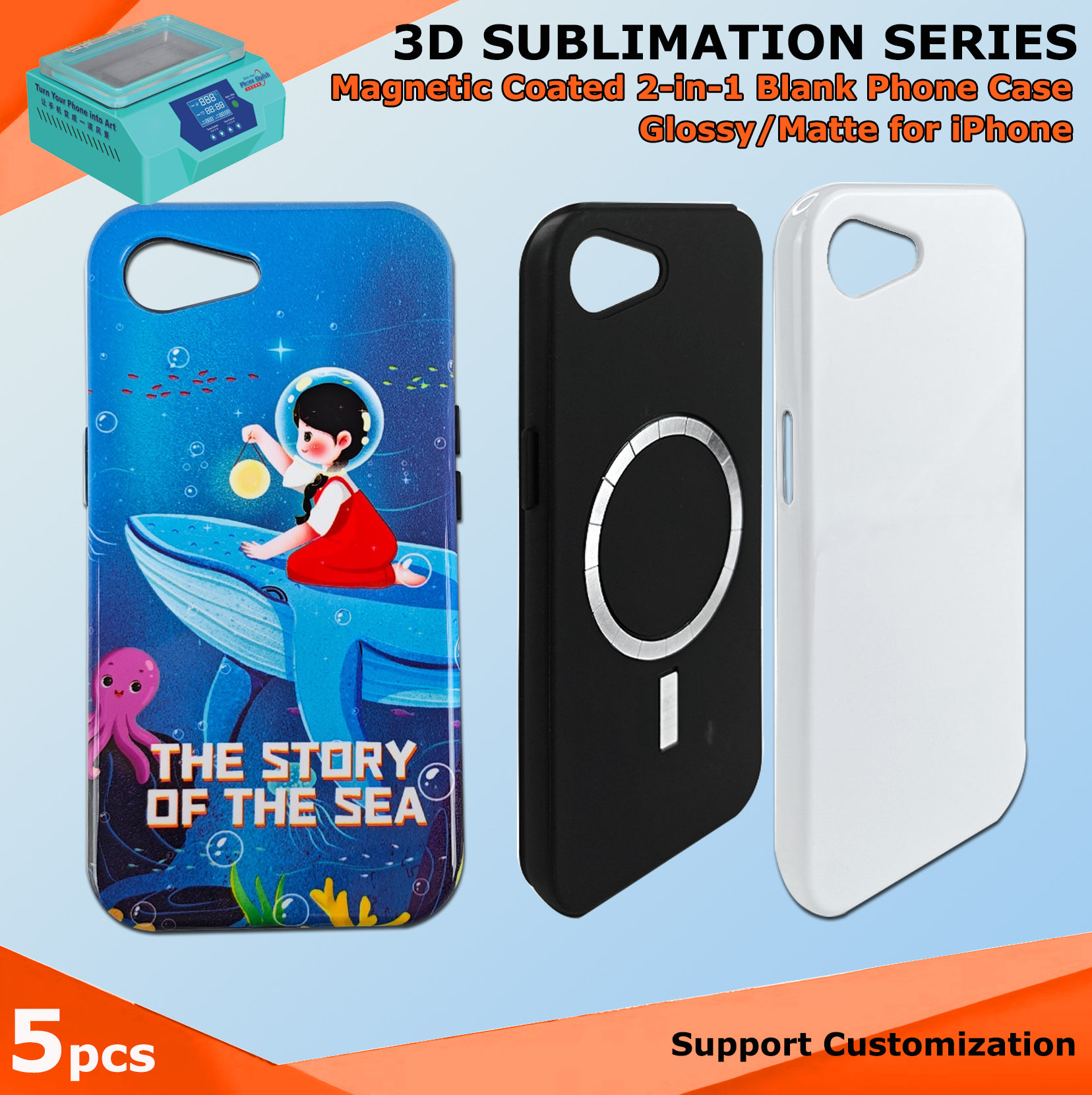 Fonlyu 5pc Coated Magnet 2 In  - Phone Case Blank Print incelemesi ve fiyatı